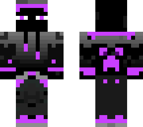 purple enderman with hoodie