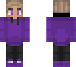 purpled with headphones