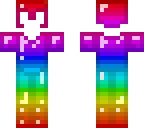 rainbow netherite armor