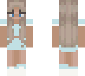 baby blue cafe worker