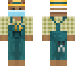 bear farmer w/ mask