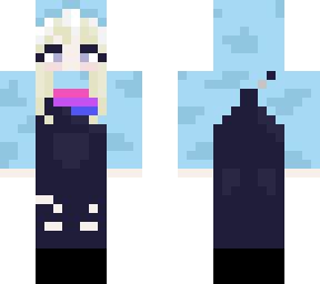 bi shark hoodie girl