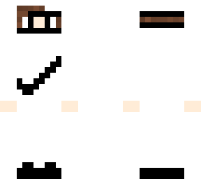 black and white nike ninja (masked)