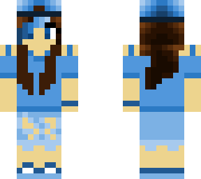 blue cool girl