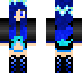 blue girl