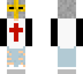 crusader with ripped jeans
