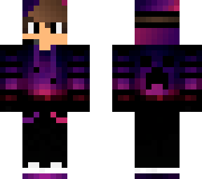 galaxy creeper gamer boy with grey microphone