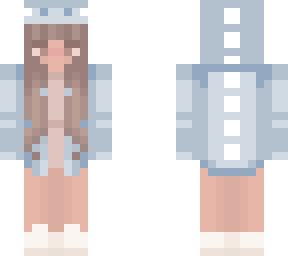 girl in dino hoodie (blue)