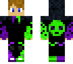 green and purple elemental alien - plazer