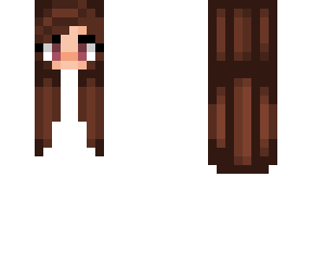 hair base / long brown space buns