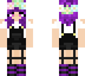 karu, purple hair