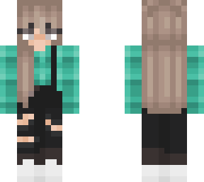 minty plaid girl!