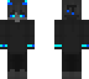 neon blue demon