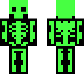 neon skeleton