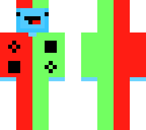 nintendo skeppy but its green and red