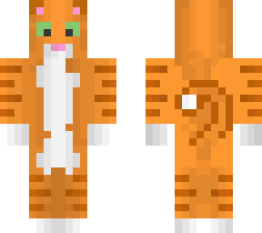 orange cat (idk how to make animal skins)