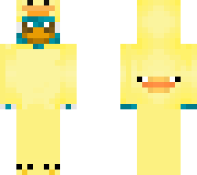 perry in a duck suit