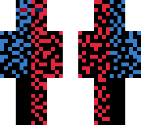 red blue