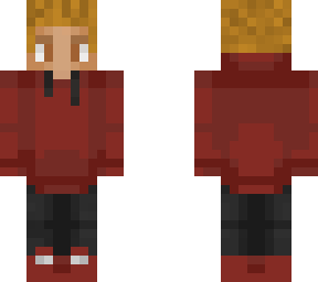 red hoodie