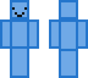 smiley blue guy