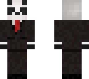 suitted panda
