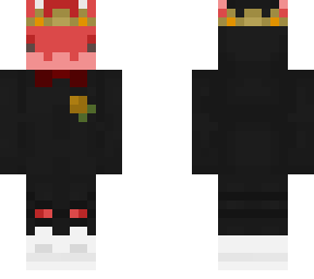 that dragon skin but now it has a bow tie and a full crown
