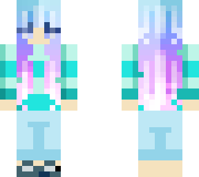 unicorn hair girl