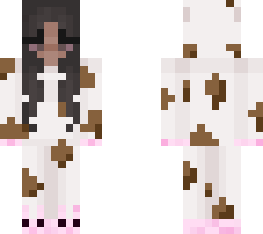 (edit) girl cow onesie