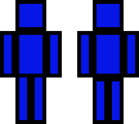 a blue cube-tastic thing...