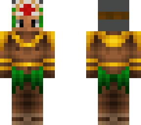 autumn jungle tribal skin