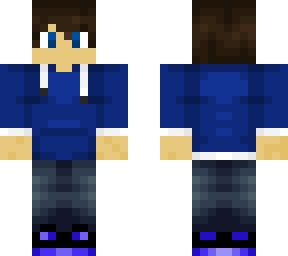blue hoodie kid