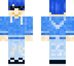 blue man