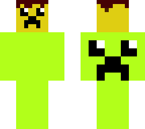 bob the creeper in a lime jumpsuit