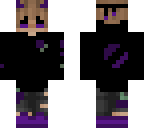 eboy v4 fully purpled (black eyebrows)