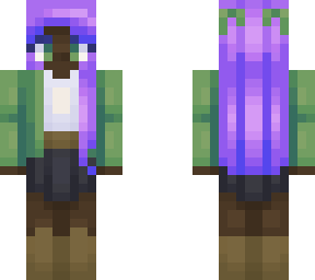 green and purple