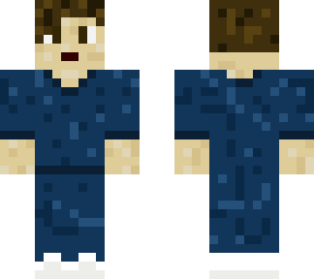 me in blue