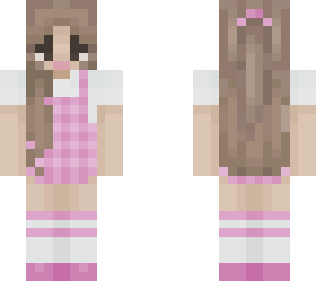 pink plaid dress
