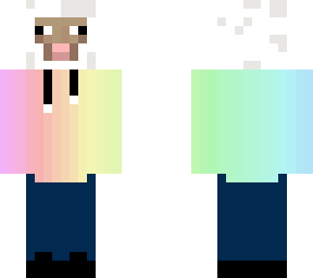 rainbow sweater sheep