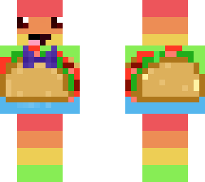rainbow taco face