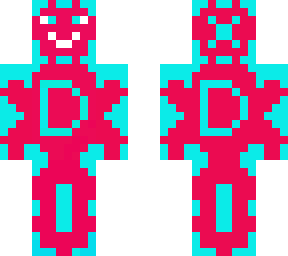 red and blue