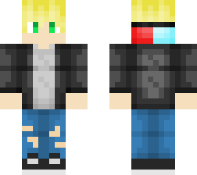 red and blue boy
