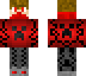red maksed boy