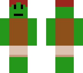 roblox zombie but hes wearing shorts and a hat