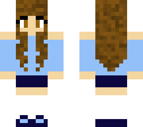 simple blue skin