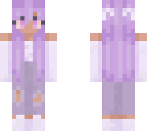 aesthetic purple girl <3