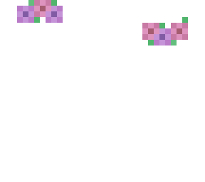 base - front flower crown - purple & pink