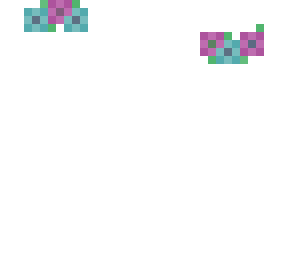 base - front flower crown - turquoise & magenta
