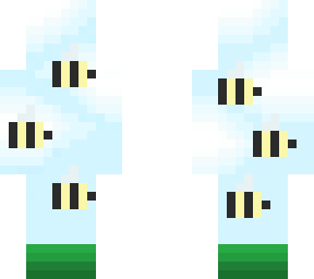 bees dancing in the sky