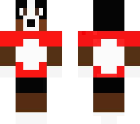 berner in a swiss cross shirt