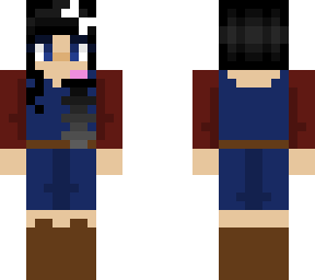 black haired girl-request for mellowski
